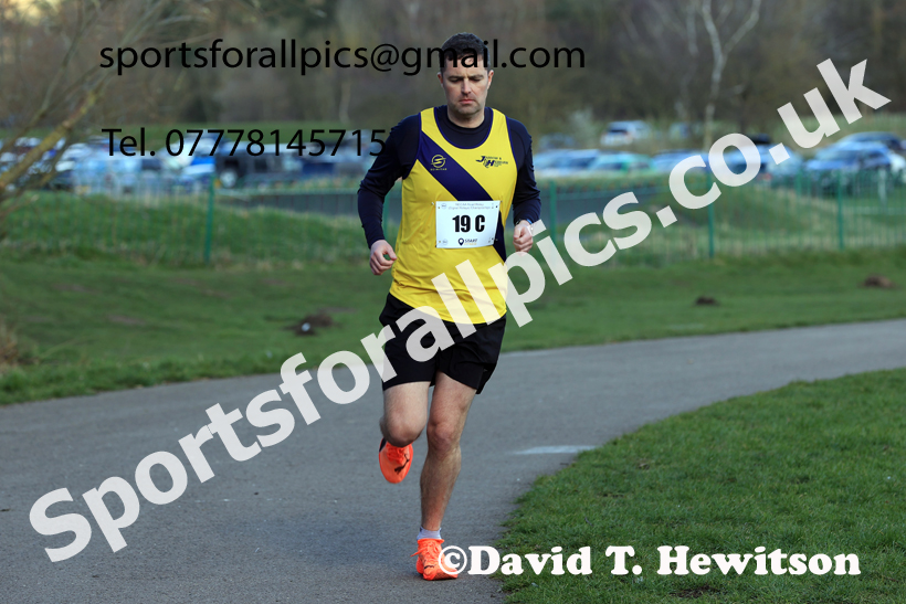 Senior Mens 2026 NECAA Royal Signals Road Relays, Hetton Lyons Country Park, Hetton le Hole. Photo: David T. Hewitson/Sports for All Pics